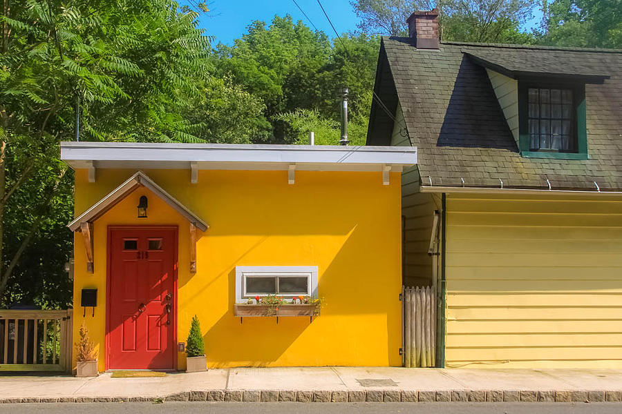 Yellow Cottage Photograph by Kathleen McGinley
