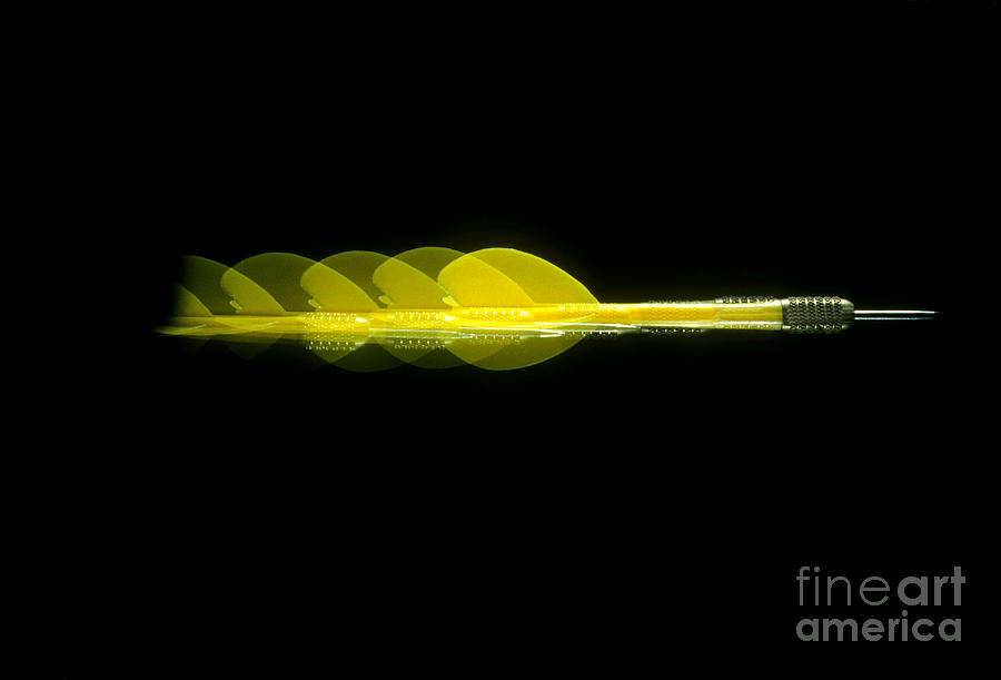 Dart Photograph - Yellow Dart by Tony Freeman