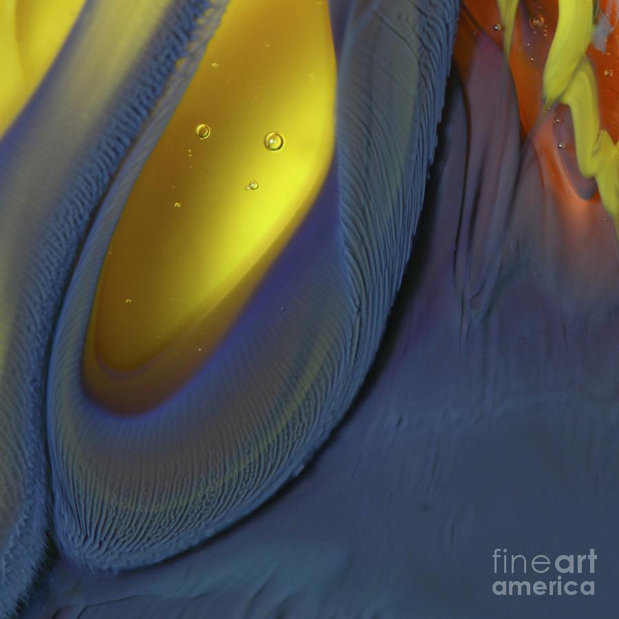 Abstract Photograph - Yellow Depths by Kimberly Lyon