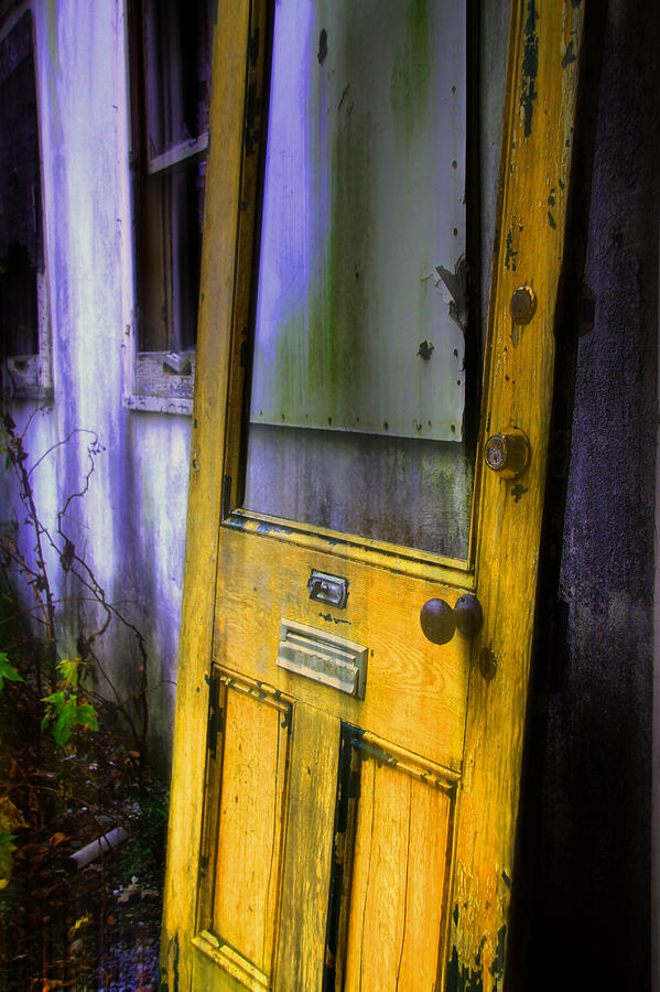 Yellow Door 2 Photograph by Jim Vance
