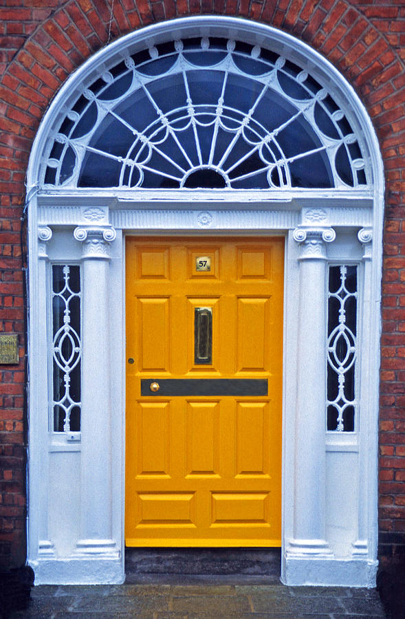 Yellow Door Photograph by Dennis Cox