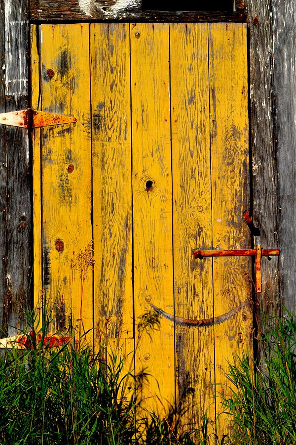 Yellow Door Photograph - Yellow Door by Phil Dionne