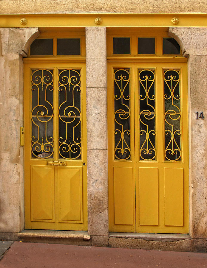 Yellow Doors Photograph by Dave Mills
