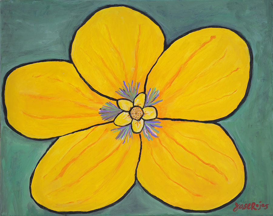 Yellow Flower Painting