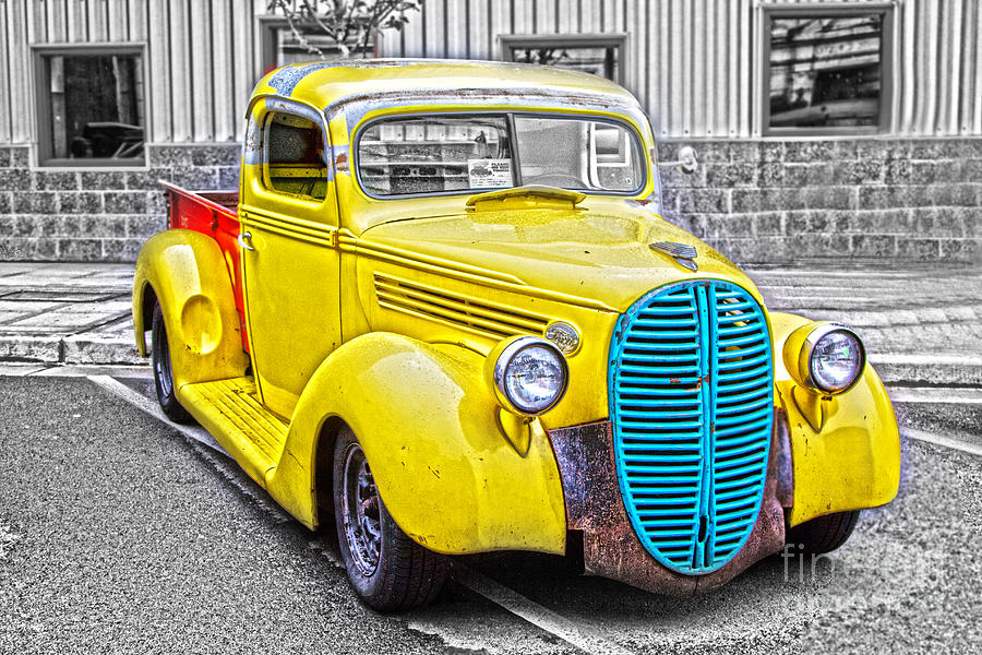 Yellow Ford Photograph by Sonya Lang