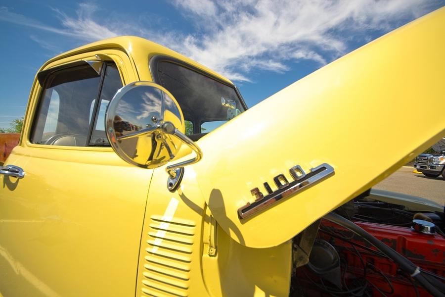 Yellow GMC 3100 Photograph by The Shaws R Us - Fine Art America