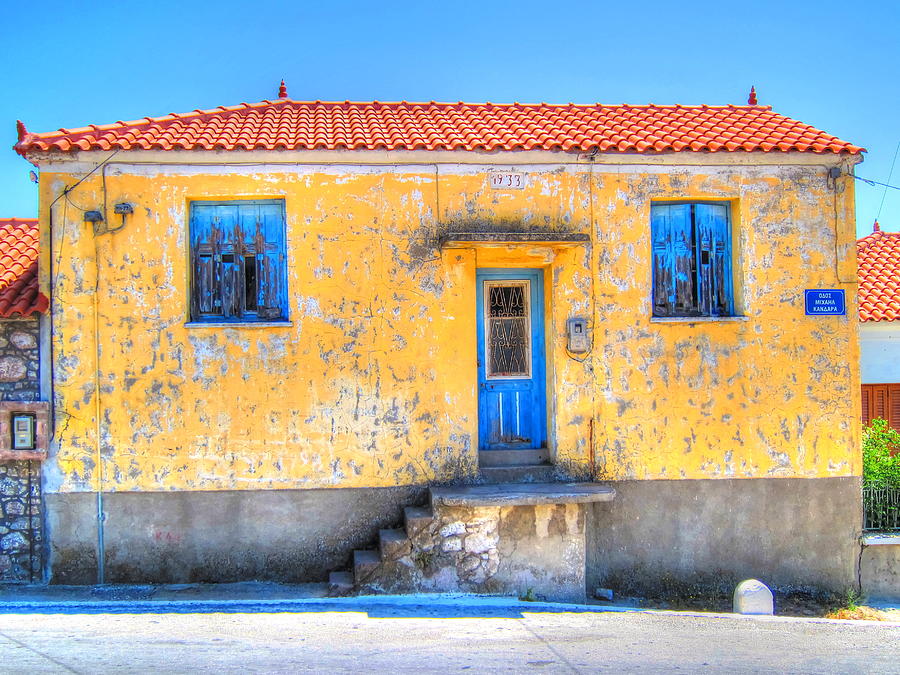 Yellow House Photograph by Andreas Thust