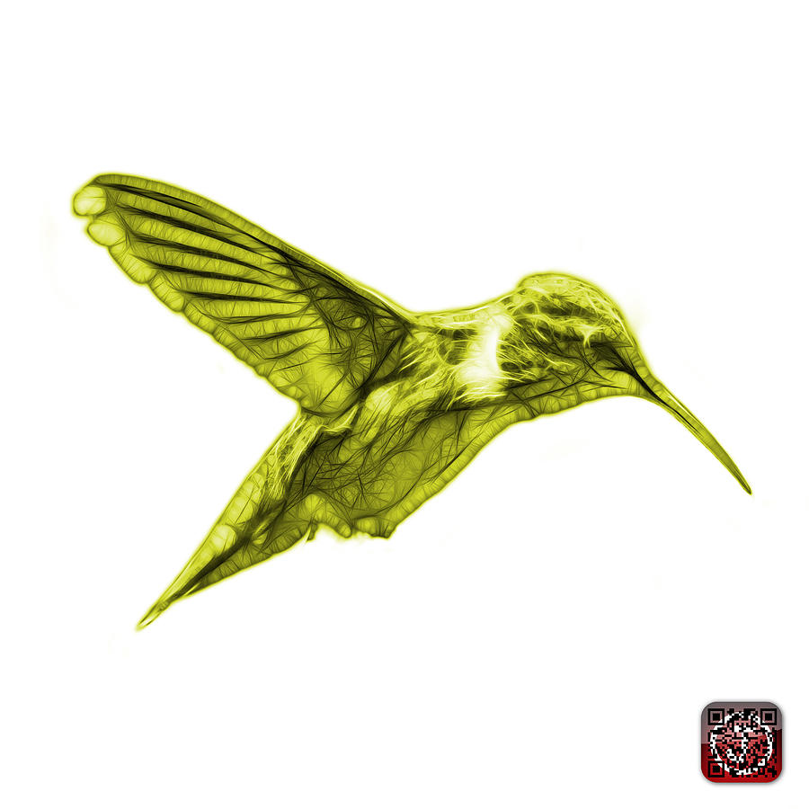 Yellow Hummingbird - 2054 F S Digital Art by James Ahn
