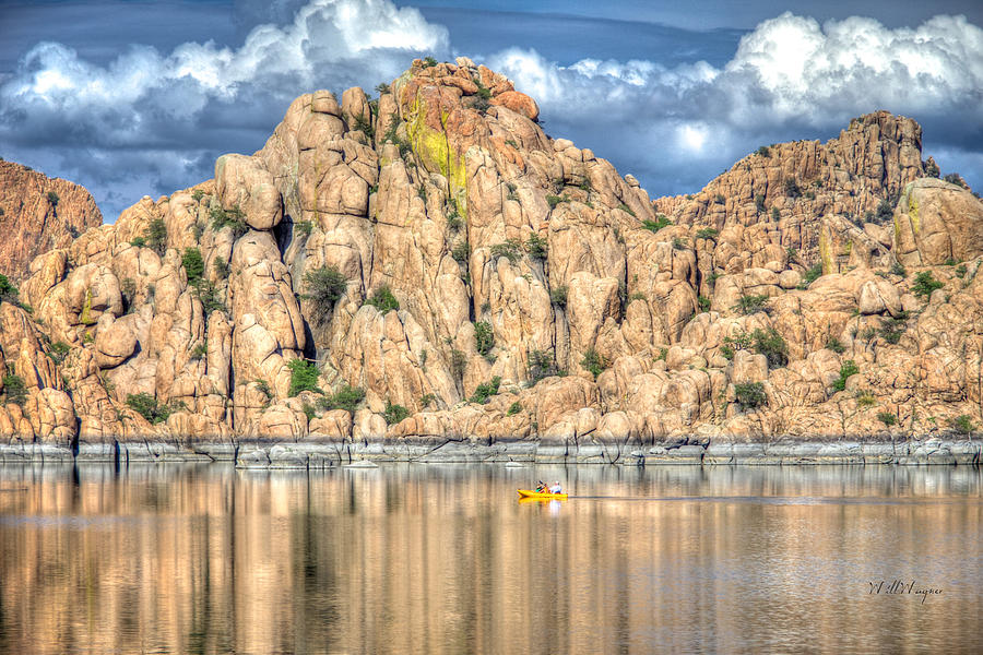 Yellow Kayak Photograph by Will Wagner