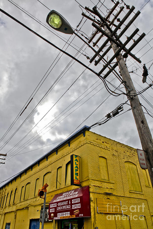 Detroit Photograph - Yellow by Kelly Morrow