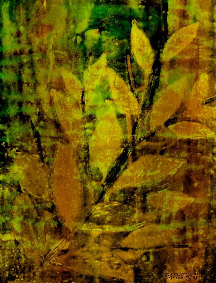 Yellow Leaves Painting by Dimitra Papageorgiou - Fine Art America