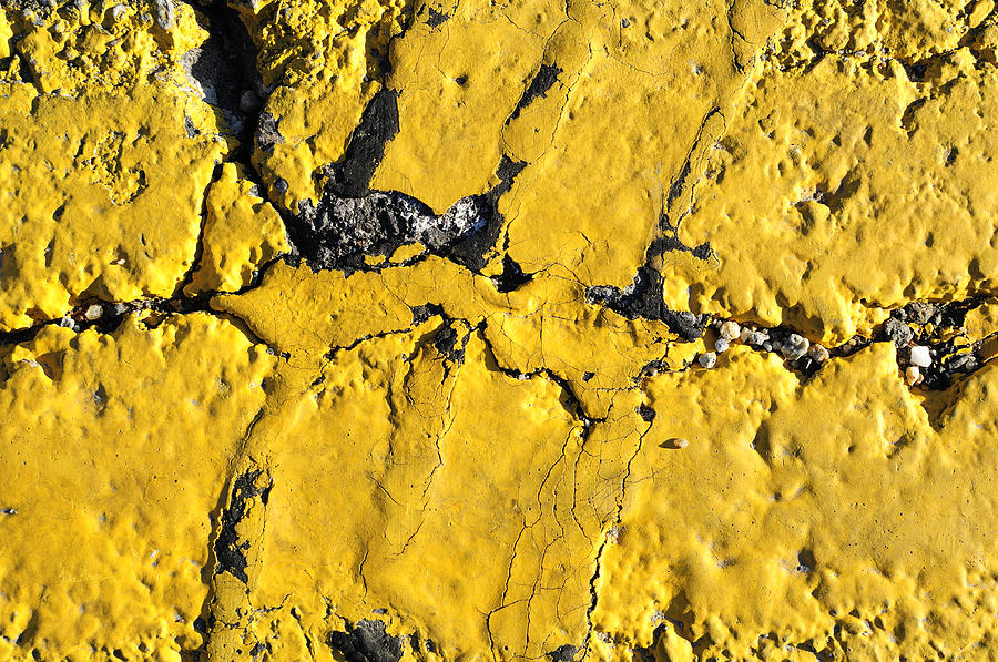 Yellow Line Abstract Photograph by Luke Moore