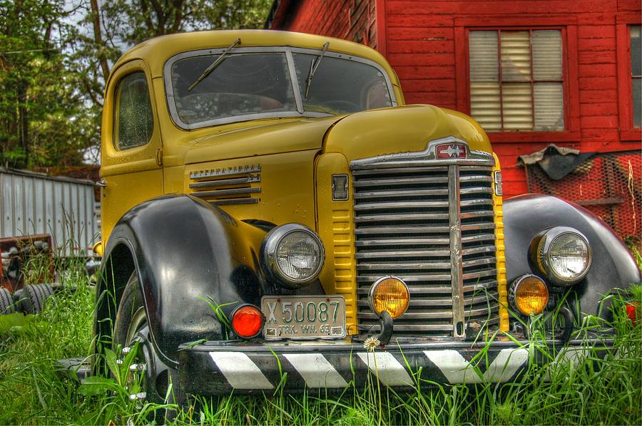 Yellow machine Photograph by Patricia Dennis