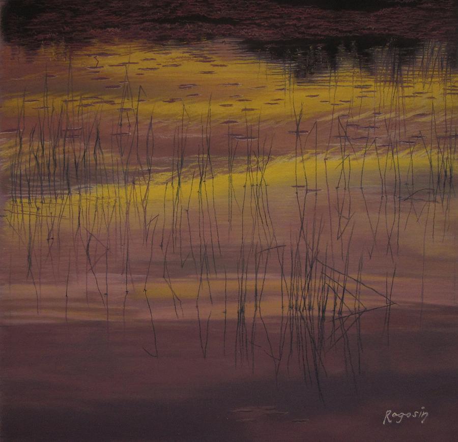 Landscape Painting - Yellow Marsh by Harvey Rogosin