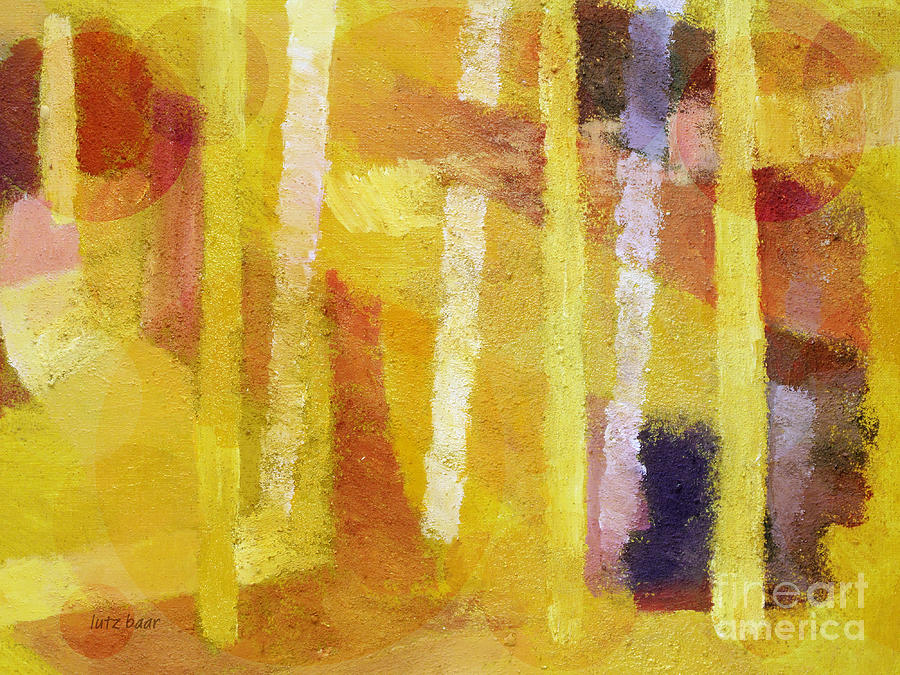 Yellow Mood Painting by Lutz Baar