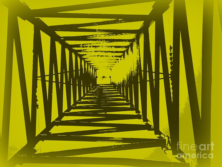 Yellow Perspective Photograph by Clare Bevan