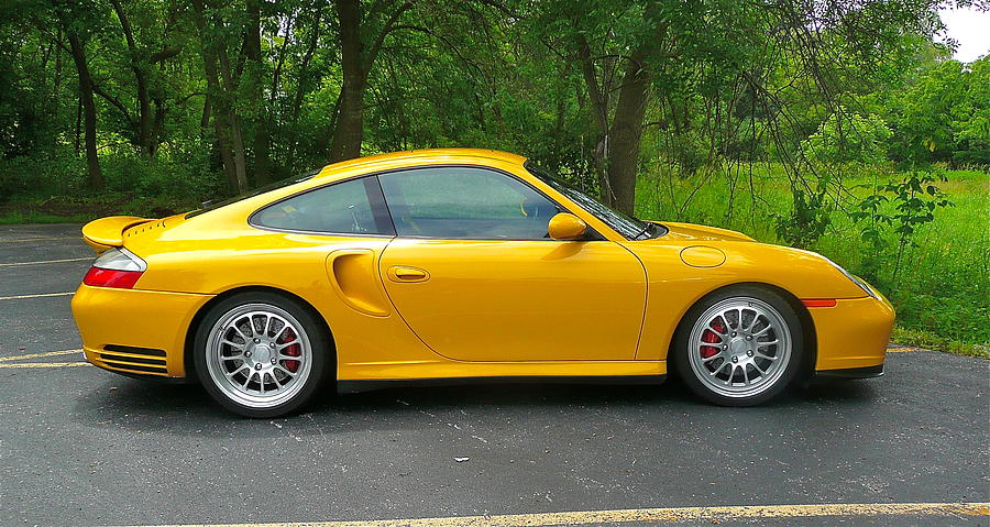 Yellow Porsche 911 Photograph by Roger Fink