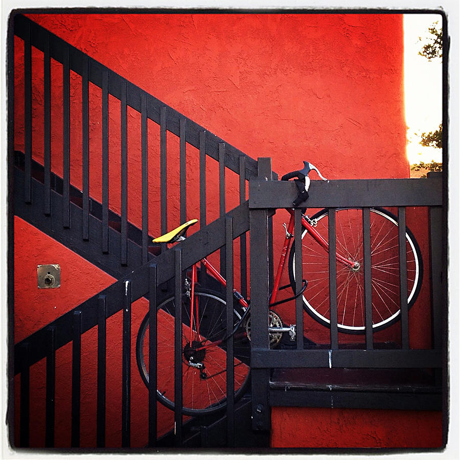 Bicycle Photograph - Yellow Seat by Kevin Bergen