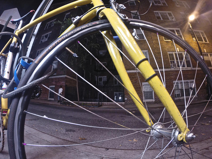 Yellow Spokes Photograph by Steven Lapkin Fine Art America