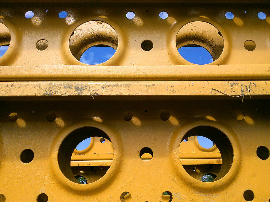 Yellow Steel Two Photograph by Steve Sperry