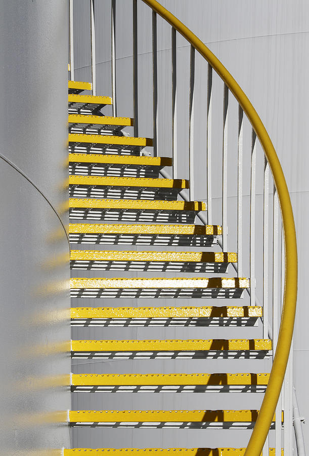 Yellow Steps 3 Photograph by Robert Woodward