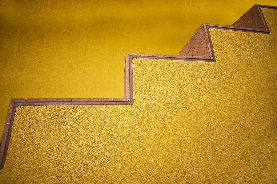 Yellow Steps Photograph by Melinda Ledsome
