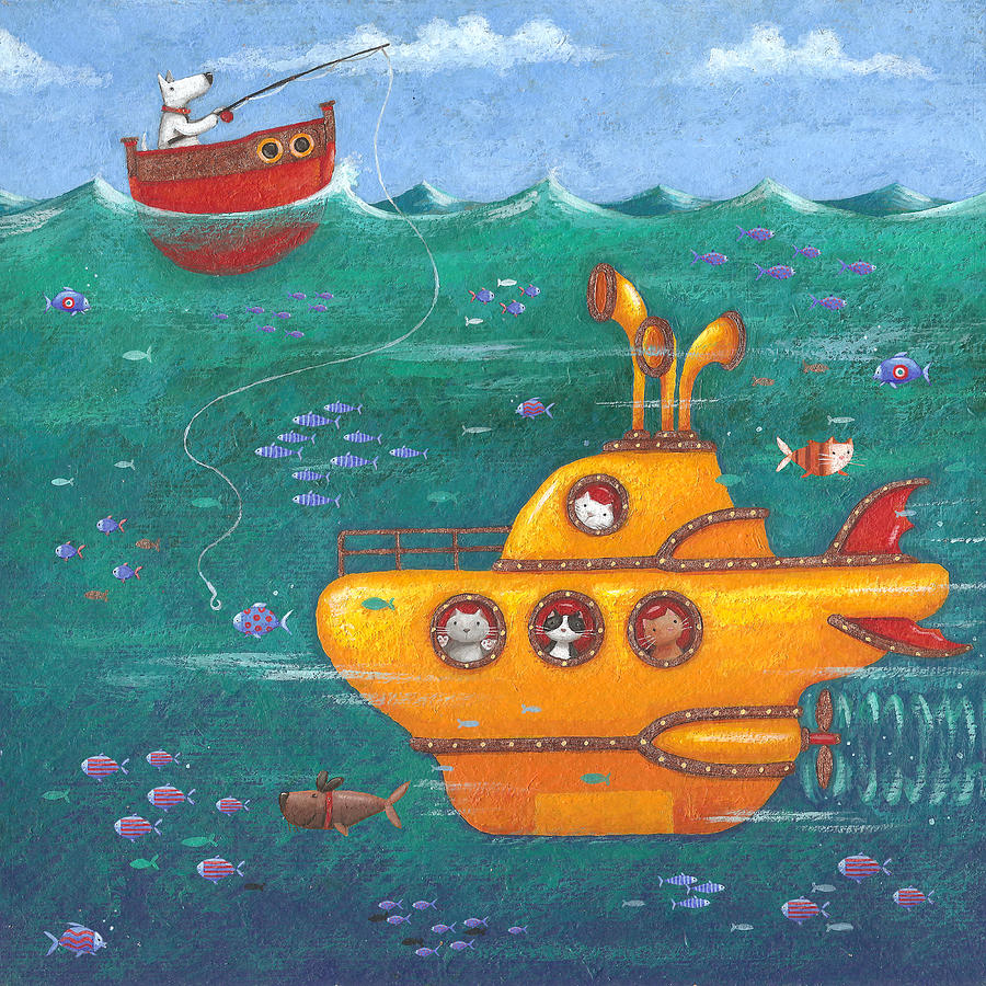 Yellow Submarine Photograph by MGL Meiklejohn Graphics Licensing