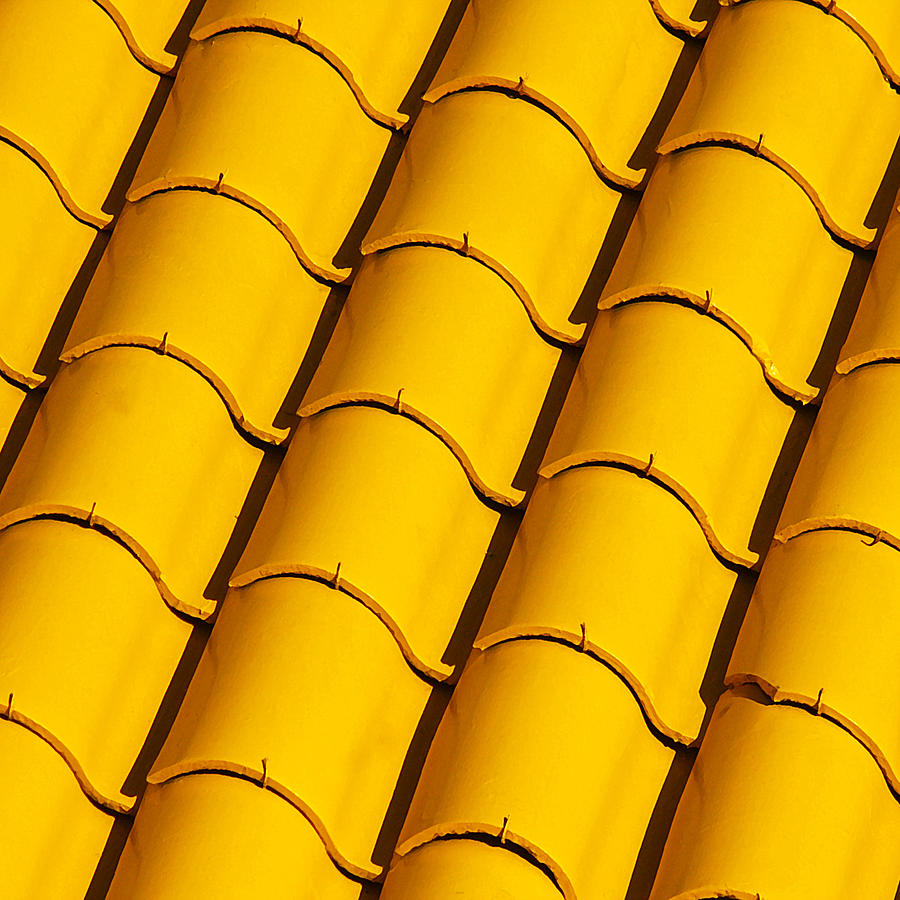 Yellow Tiles Photograph by Art Block Collections