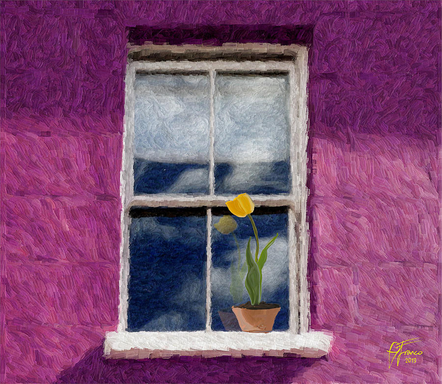 Under my lovers window Digital Art by Vincent Franco