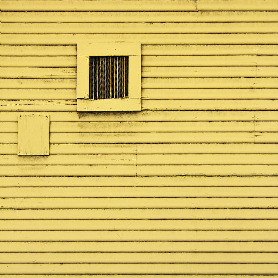 Yellow Wall Photograph by Lee Harland