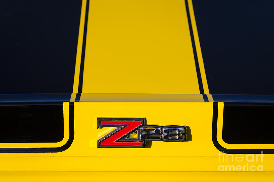 Yellow Z28 Photograph by Dennis Hedberg