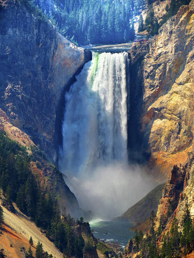 Yellowstone Falls Photograph by Photo By Bill Birtwhistle