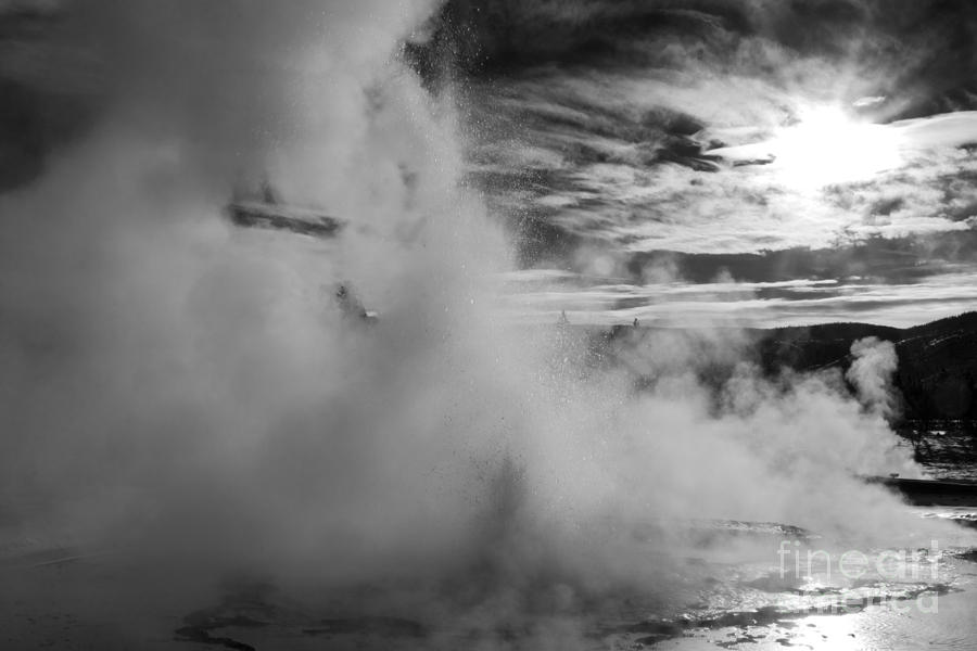Yellowstone Geyser Photograph by Jim West