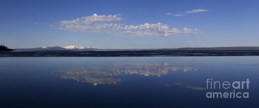 Yellowstone Lake Reflections Photograph by J L Woody Wooden