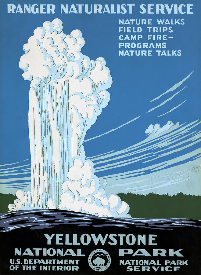 YELLOWSTONE POSTER, c1938 Photograph by Granger