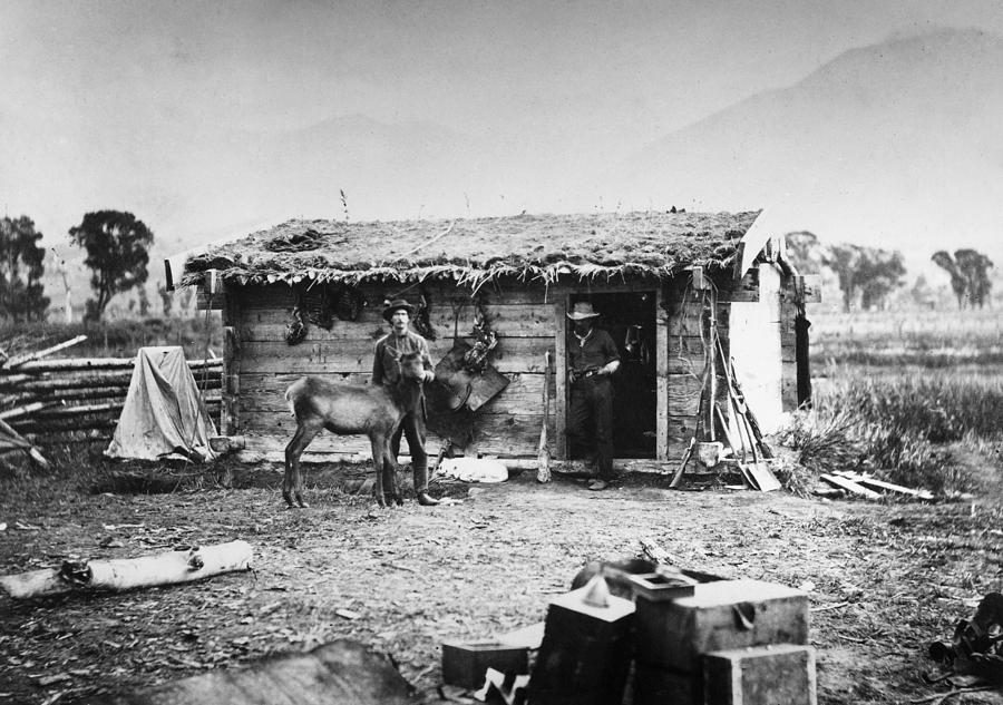 Yellowstone Ranch, 1872 Photograph by Granger