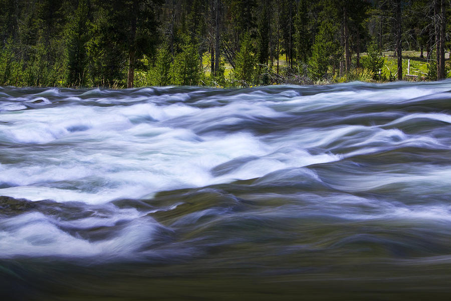 Yellowstone River at the LeHardy Rapids Photograph by Randall Nyhof