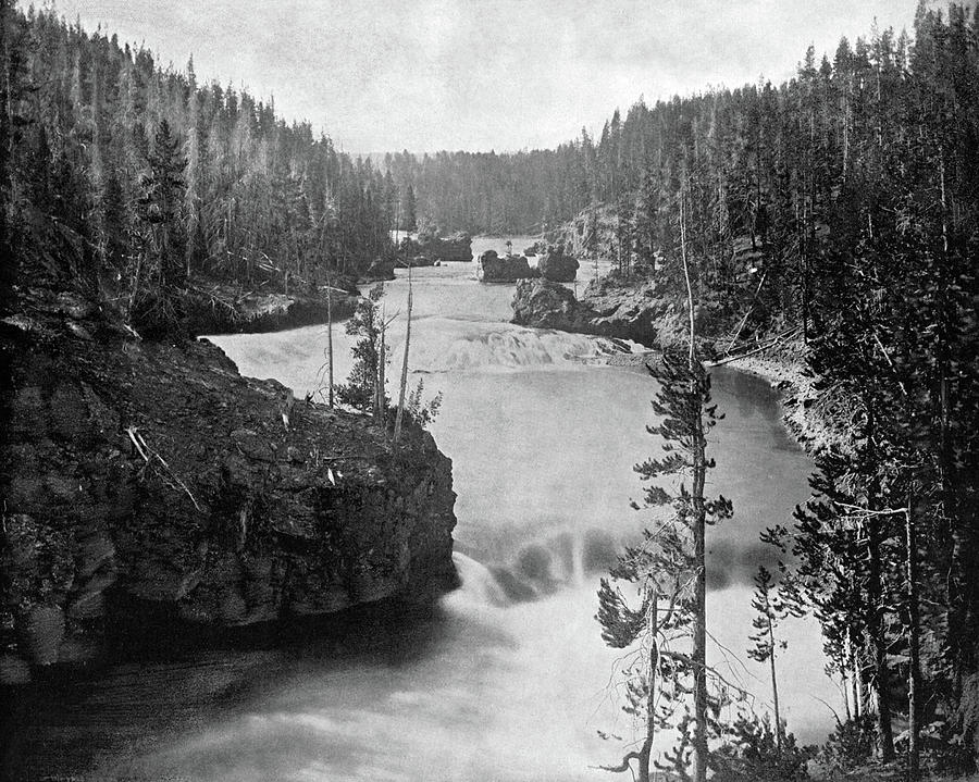 Yellowstone River, C1890 Photograph by Granger