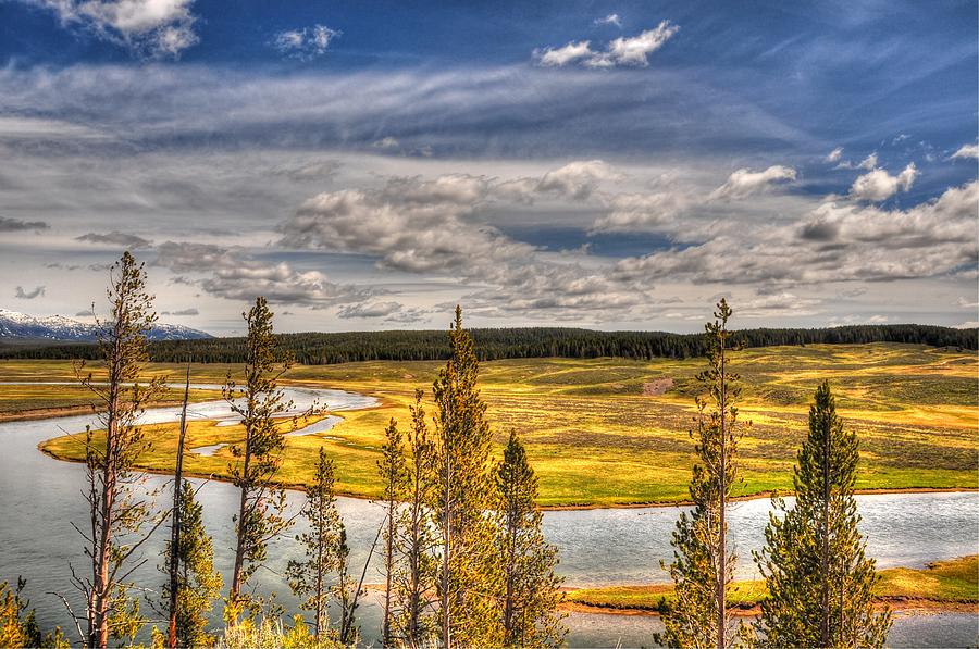 Yellowstone Scenic Valley Photograph by Bruce Friedman