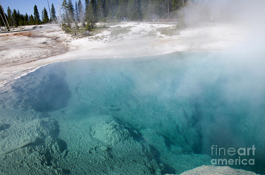 Yellowstone Turquoise Pool Photograph by Brenda Kean