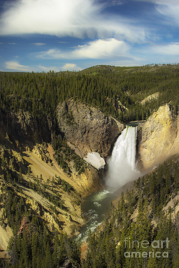 Yellowstone Waterfall Photograph by Sonya Lang
