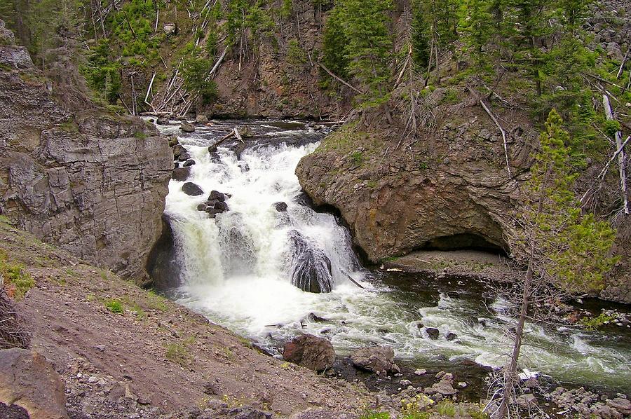 Yellowstone Waterfalls Photograph