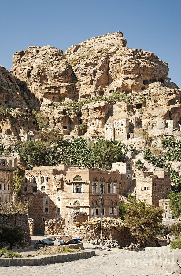 Yemeni Mountain Village Near Sanaa Yemen Photograph by JM Travel Photography