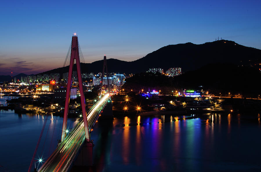 Yeosu Night Photograph by Thanks For Viewing! Www.johnsteelephoto.com