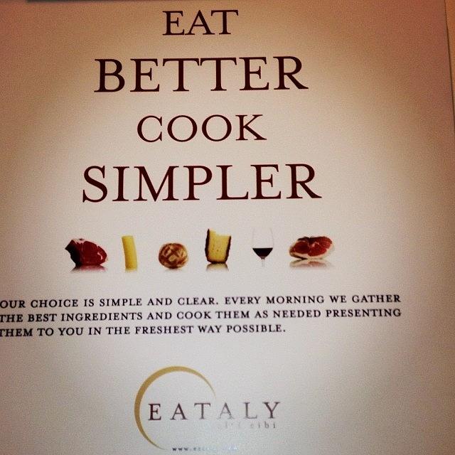 New York City Photograph - Yes!!! #eataly #nyc by Beate Weiss-krull
