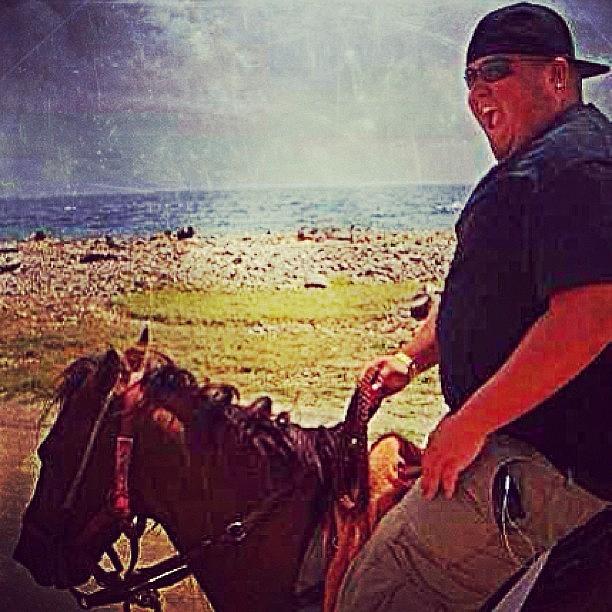 Aruba Photograph - Yes I Can Ride A Horse... No, There by Big Sexy
