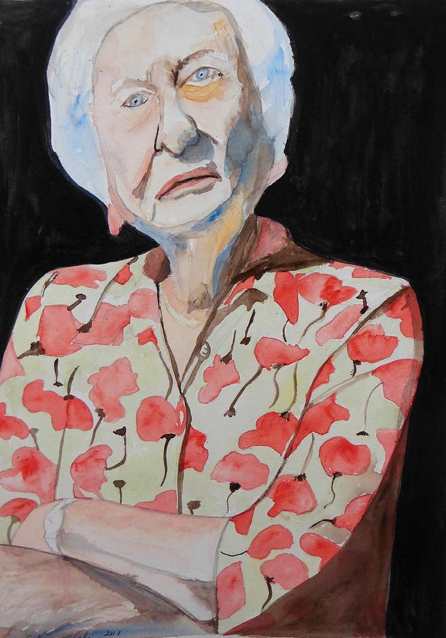 Impressionism Painting - Yes Im 91 by Esther Newman-Cohen