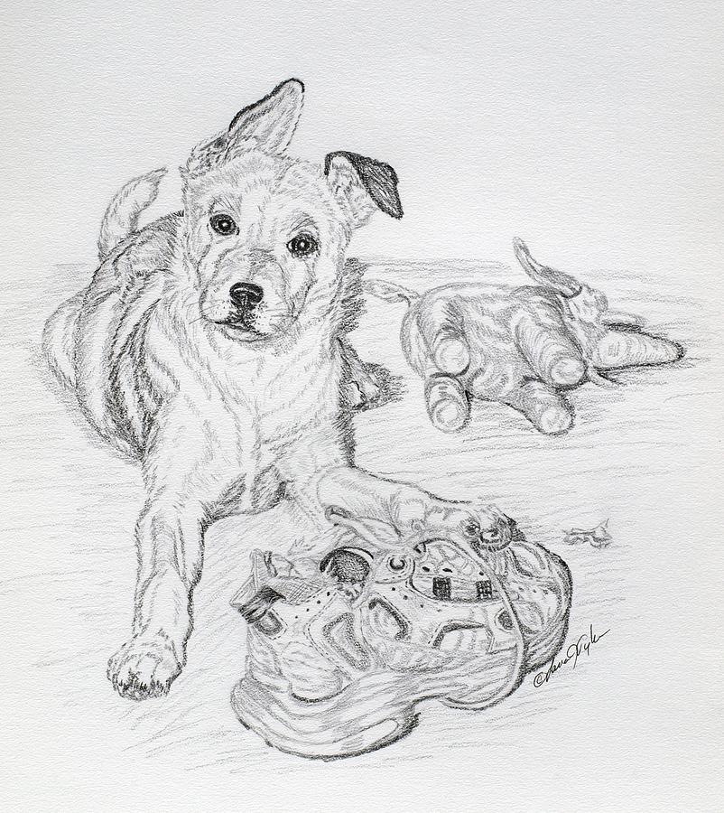 Yes This is MY Toy Drawing by Lana Tyler