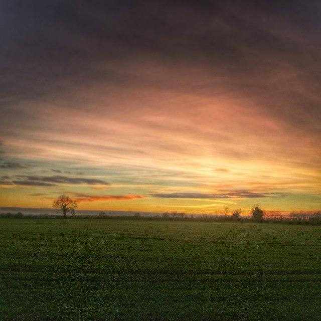 Nature Photograph - Yesterdays Sunset by Vicki Field