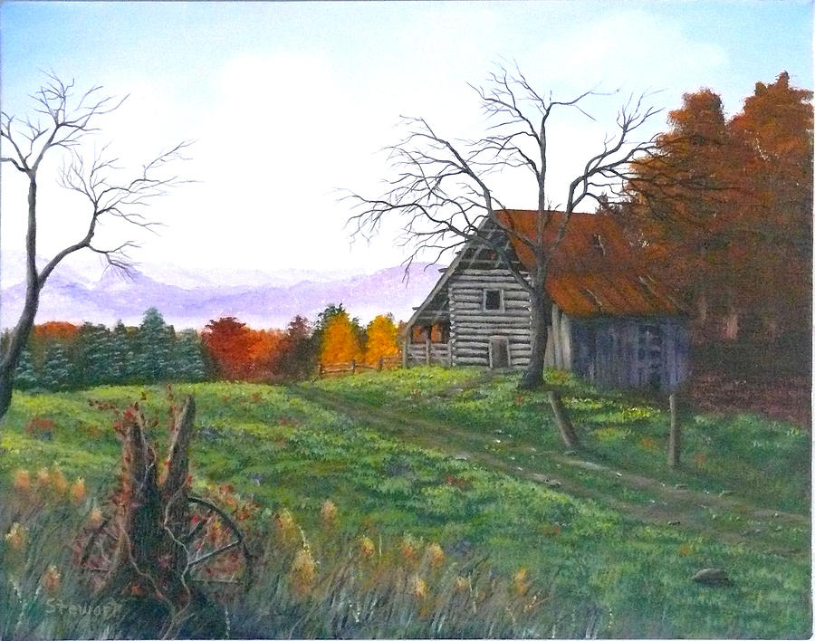 Yesteryear Autumn Painting by William Stewart
